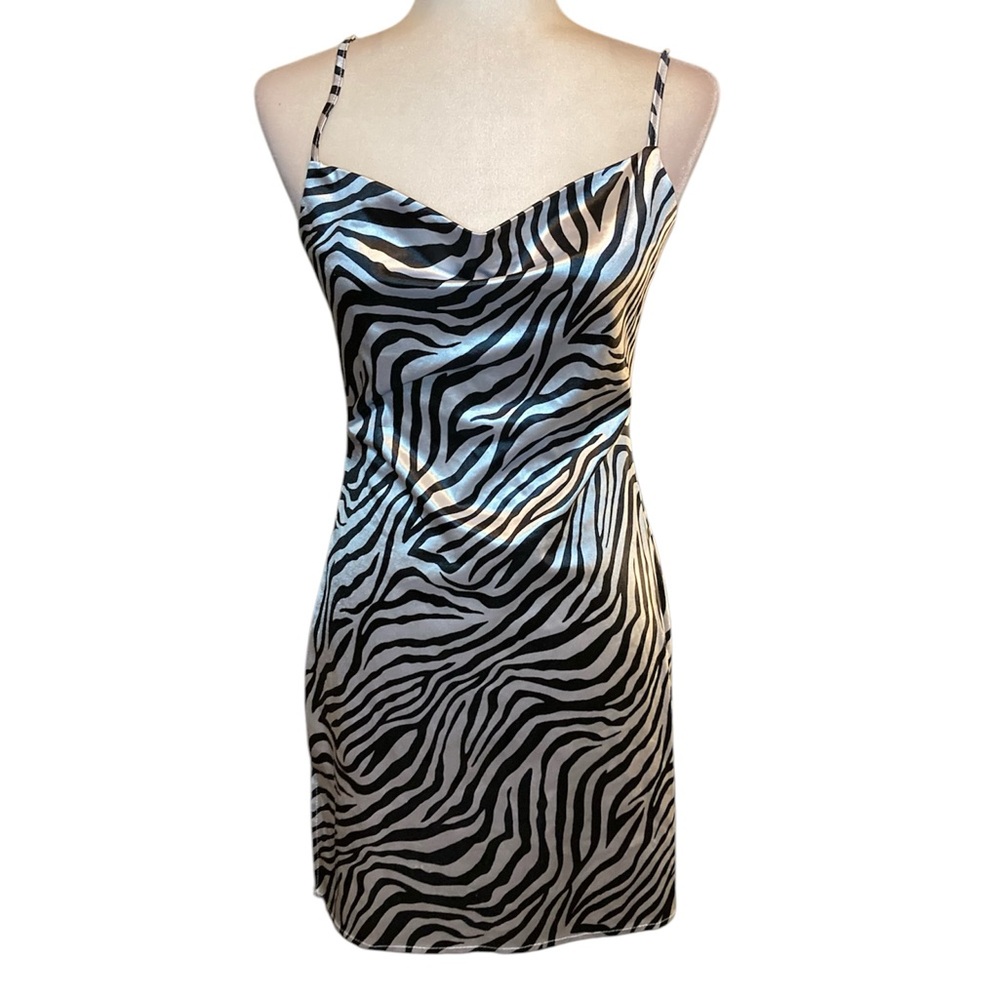 Zebra Print Women's Dress